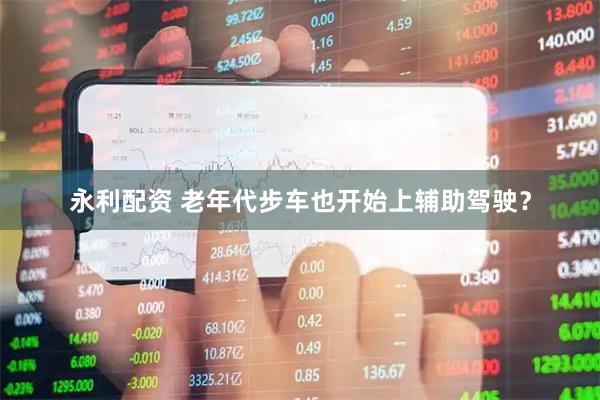 永利配资 老年代步车也开始上辅助驾驶？