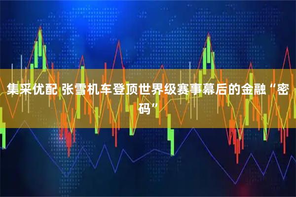 集采优配 张雪机车登顶世界级赛事幕后的金融“密码”